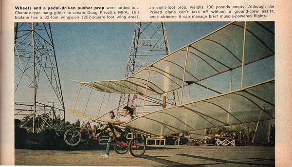 Man Powered Airplane